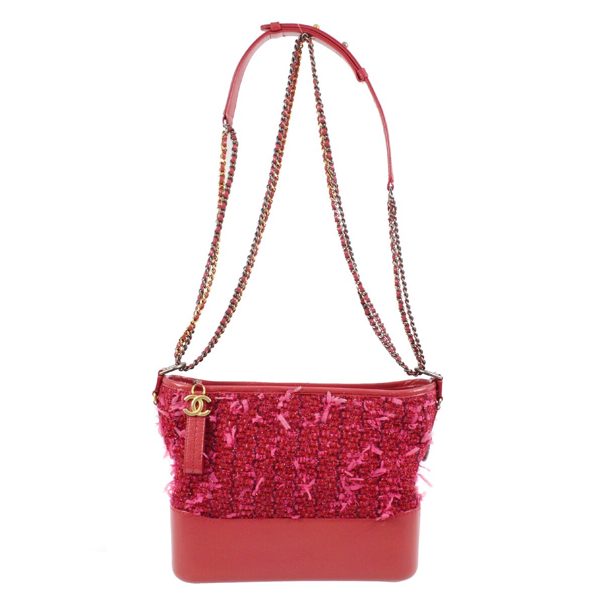 Chanel gabrielle bag red sale