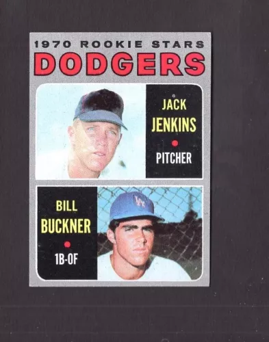 1970 Topps #286 ROOKIE Bill Buckner EX+ cond Los Angeles Dodgers FREE SHIPPING