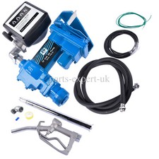 Fuel Transfer Pump Gasoline Pump w/ Meter Flange Elbow for Transfer of Gasoline