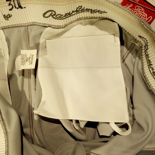 Pantalones de béisbol RAWLINGS talla 38 gris/rojo cintura/tobillos elásticos KLP132-BG-38 NUEVOS CON ETIQUETAS - Imagen 10 de 13
