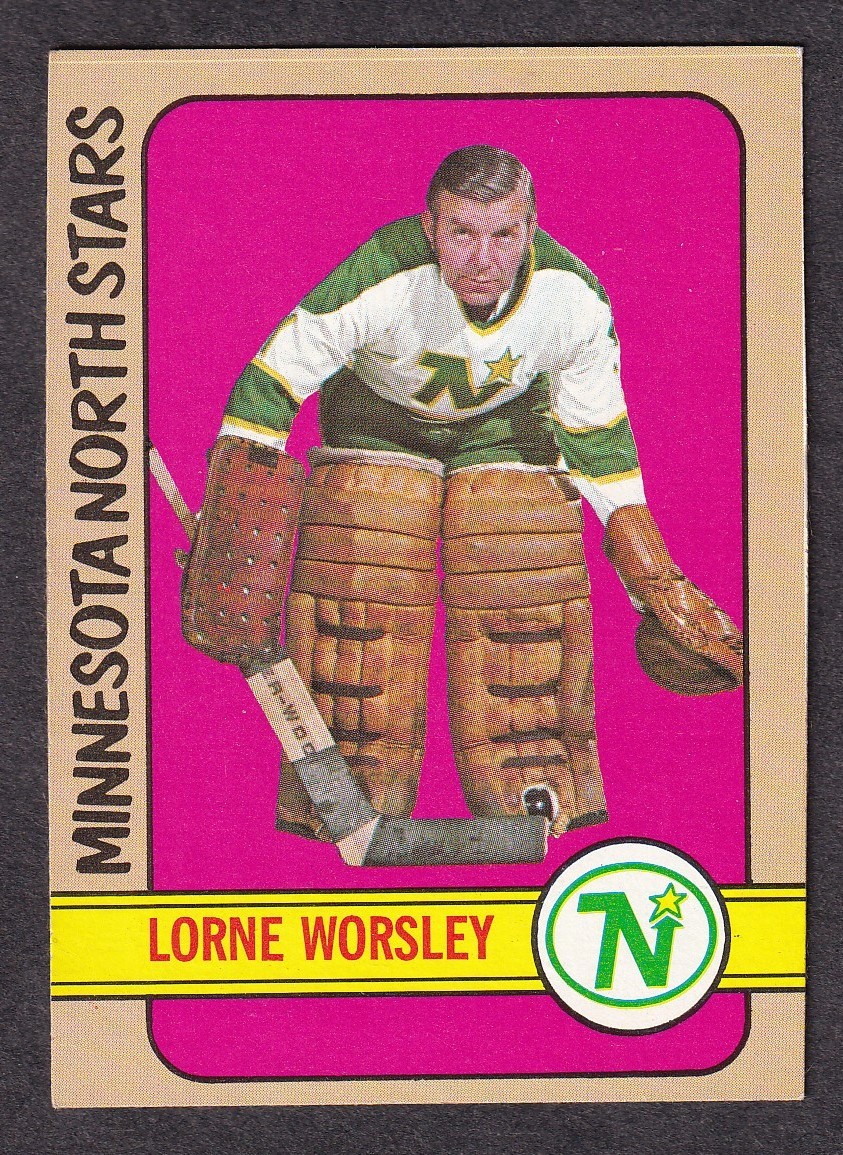 1972-73 Topps NHL Hockey card #55 Minnesota North Stars Lorne Gump Worsley