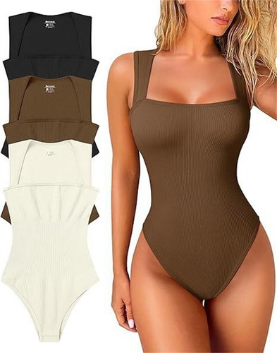 Women Shapewear Bodysuit Tummy Control Tank Top Slimming Body Suit Strappy Size - Picture 19 of 29