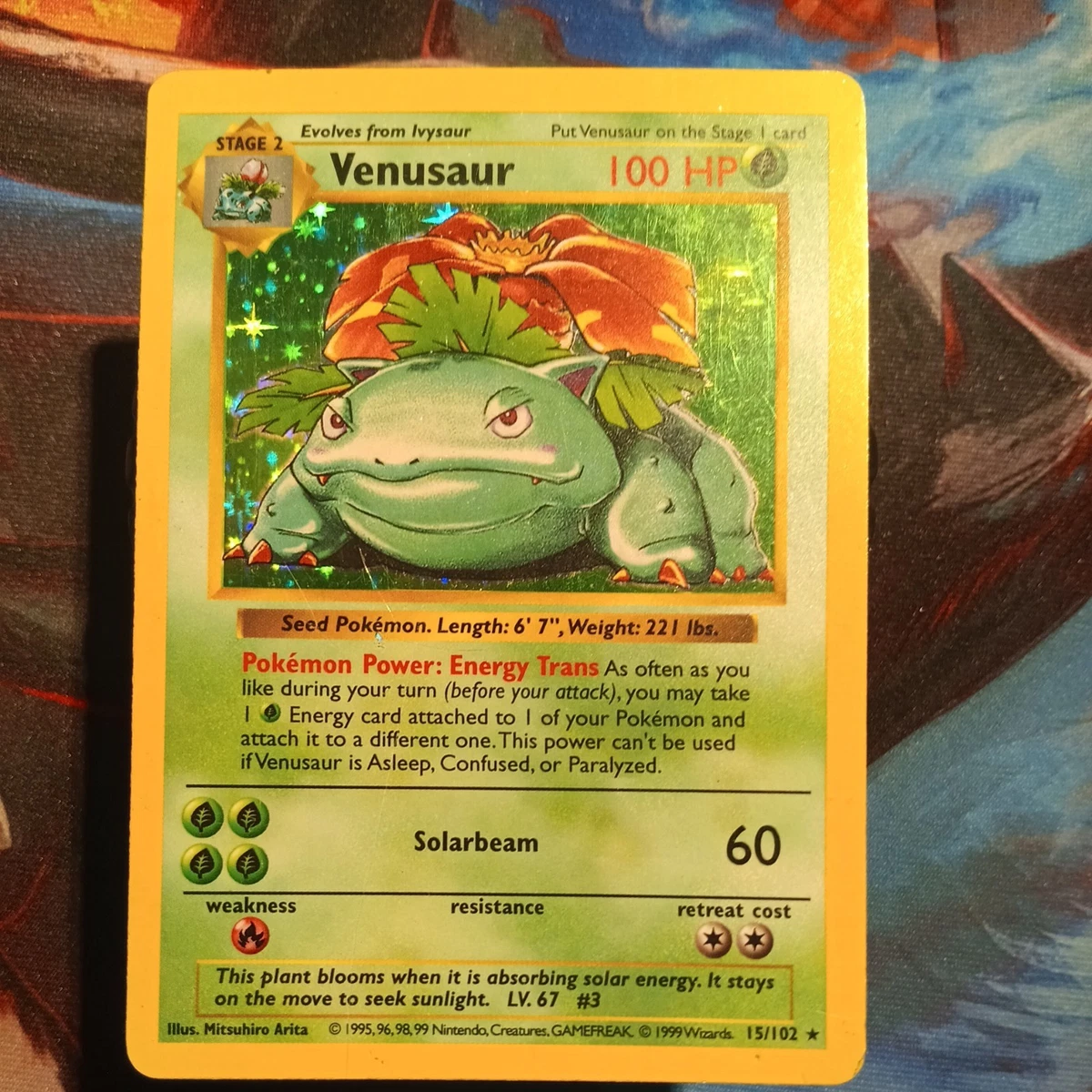 Venusaur Pokémon TCG Shadowless Individual Collectible Card Game