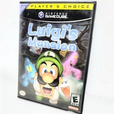 Nintendo Luigi's Mansion  GameCube 2001 Black Label  Tested Manual included