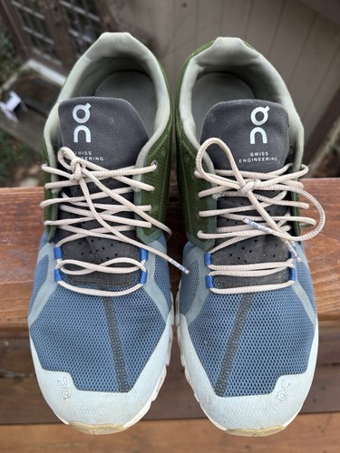 ON Men's Cloud 70 | 30 Running Sneaker Shoes, Cactus/Storm Sz 13 - Picture 3 of 13