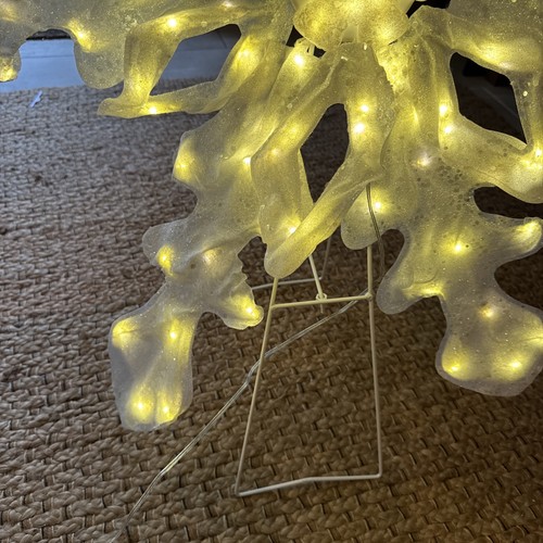 Mr Christmas große funkelnde Schneeflocke für draußen ~ siehe Beschreibung 35 Zoll - Bild 4 von 12