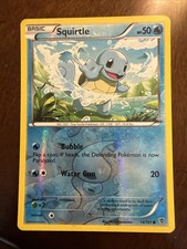 2013 Squirtle Pokemon Reverse Holographic 14/101 V LP