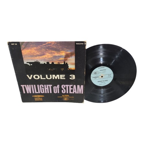 Twilight Of Steam Vinyl LPs Lot Volume 1 - 4 , Steam Engine Sounds 1966 - Picture 10 of 14
