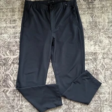 Marc New York Commuter Pant Men 34x30 Slim Fit Elastic Waist Performance Stretch