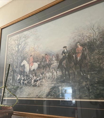 Fox Hunting Prints And Tv Trays - Picture 4 of 6