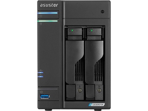 Asustor Lockerstor 2 Gen 2 AS6702T 2 Bay NAS, Quad-Core 2.0GHz CPU, Dual 2.5GbE - Afbeelding 2 van 5