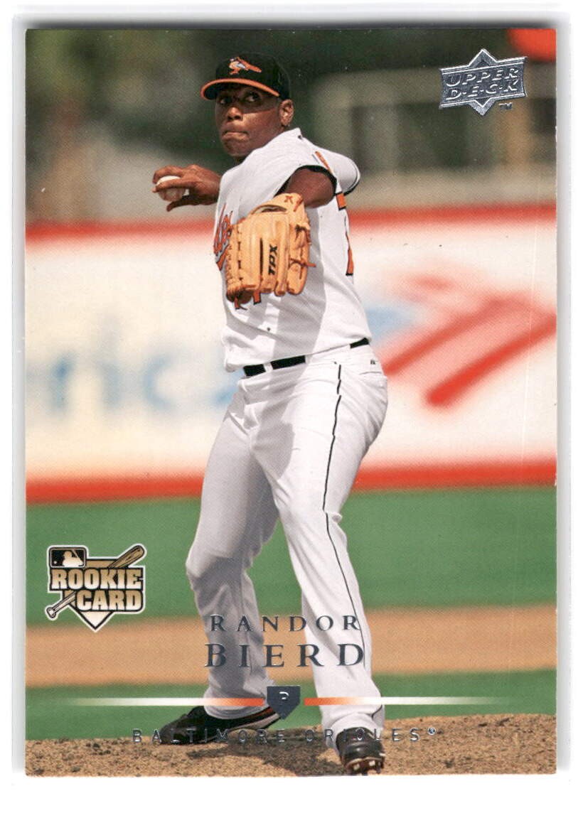 Randor Bierd 2008 Upper Deck Baseball #701 Baltimore Orioles Rookie RC