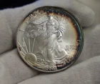 2003  US Silver Eagle $1 Nice Unc Edge Toning