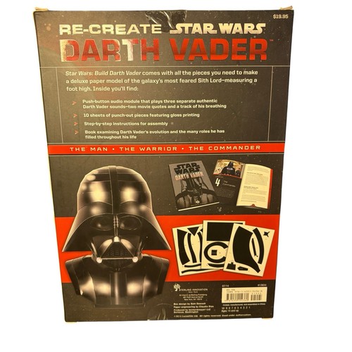 Star Wars Build (Darth Vader) con effetti AUDIO alto 30 cm include libro - Foto 6 di 8