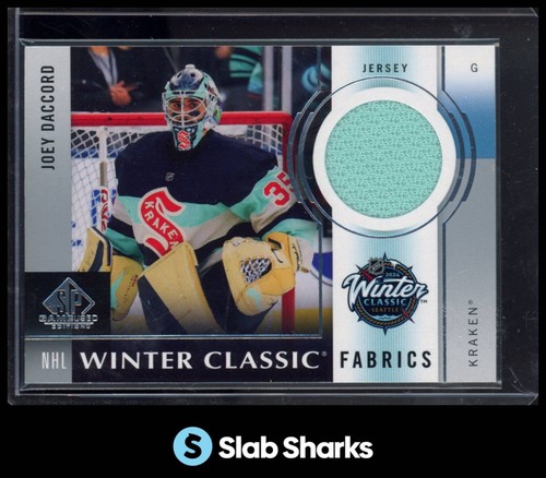 2024 UPPER DECK SP GAME USED #WCF-3 JOEY DACCORD WINTER CLASSIC FABRICS JERSEY