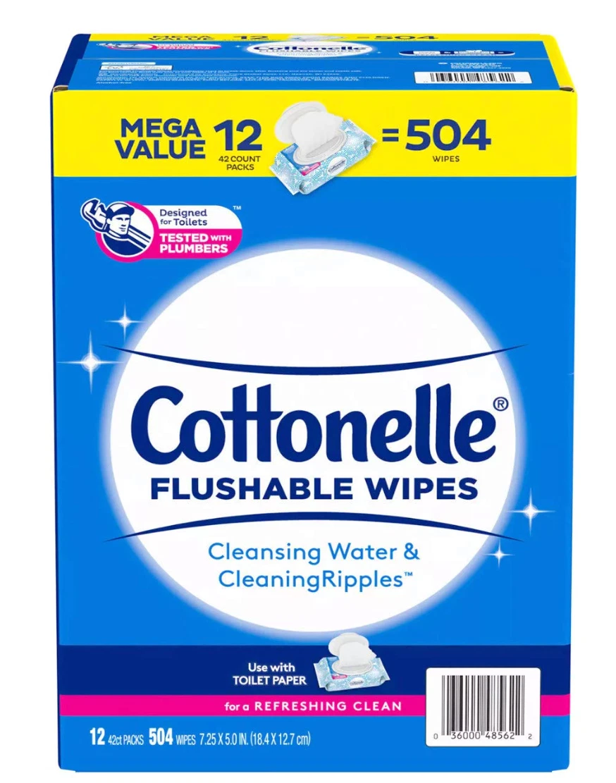 Cottonelle Fresh Care Flushable Wipes, 504 ct.