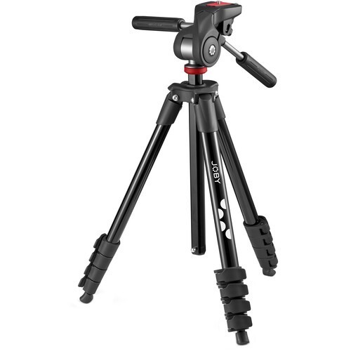 JOBY Compact Advanced Tripod Kit with Pan Handles and Smartphone Mount - Picture 2 of 7