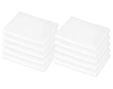 10 Piece 100% Cotton Percale Fitted Nap Mat Sheet with Elastic Corners, 24" x...