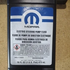 NEW OEM Mopar Electric Power Steering Pump Fluid 16oz Bottle 68088485AB