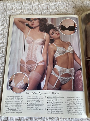 Vintage Frühjahr Sommer 1984 Victoria’s Secret Designer Dessous Katalog 39 Seiten - Bild 15 von 18