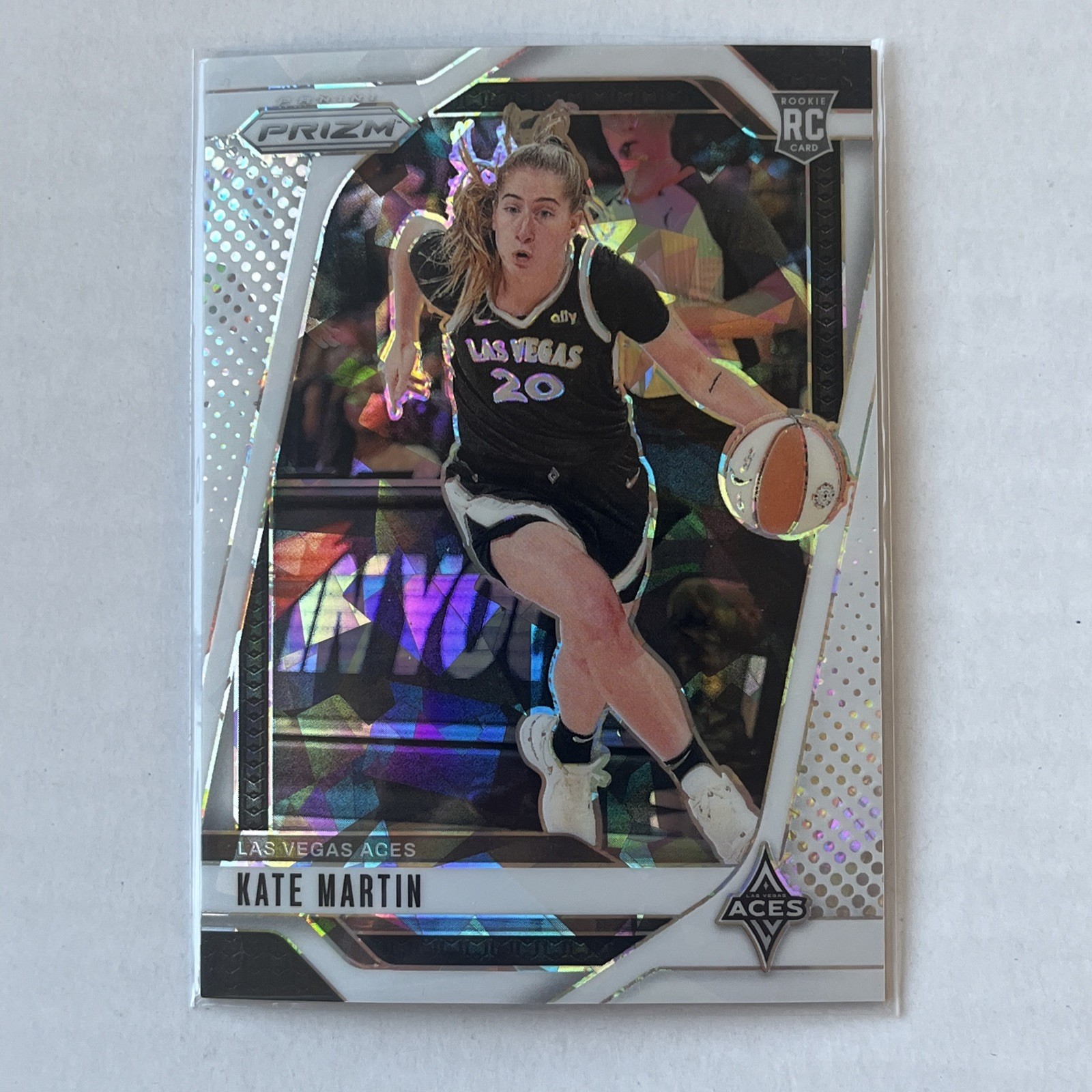 2024 WNBA Prizm Kate Martin White Ice /35 SSP RC GS Valkyries Aces Rookie 🔥