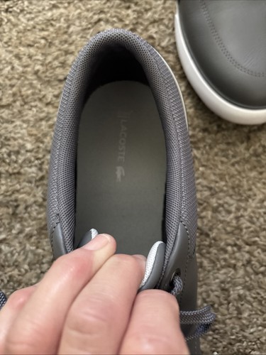 Lacoste Herren Sneaker Bayliss Grau Größe 13 Zweimal Getragen!!! - Bild 6 von 16
