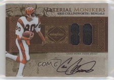 2007 Leaf Limited Jersey Number Prime /25 Cris Collinsworth #MM-19 Auto
