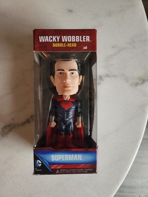 Funko Wacky Wobbler Bobble Head DC Superman Man of Steel In Box 