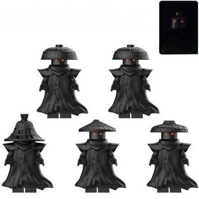 Set Of 5 Custom Ninjago Forbidden Five Minifigure GITD Eyes