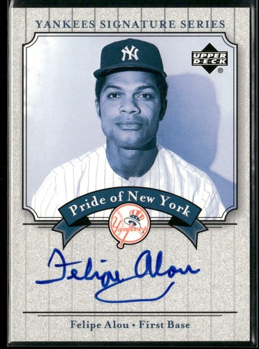 2003 Upper Deck Yankees Signature Series #PN-FA Felipe Alou Autograph - Picture 1 of 2