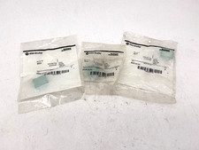 Lot of 3 New Allen Bradley 800A-N10G Pushbutton Large Square Lens Cap Green
