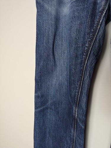 Hiut Workr Jeans Straight Herren W32 L32 blau Button Fly Baumwolle Denim Wales - Bild 4 von 24