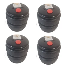 Air Suspension Air Bags Air Springs #2400 Double Bellow 5" Diameter Set of 4