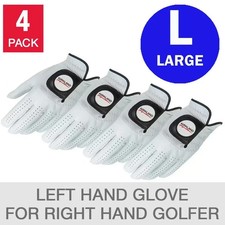 Kirkland Signature Golf Gloves Large Size Cabretta Leather Set Pack 4 Pcs