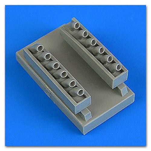 Quickboost by Aries 1/48 Curtiss P-40B/C Warhawk exhaust for Bronco Models 48784 - Afbeelding 1 van 2