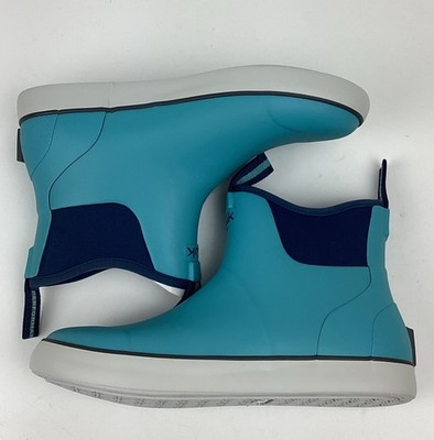 HUK Women's Rogue Wave WP Ankle Deck Fishing Boot Porcelain Blue Sz 9, 10, 11