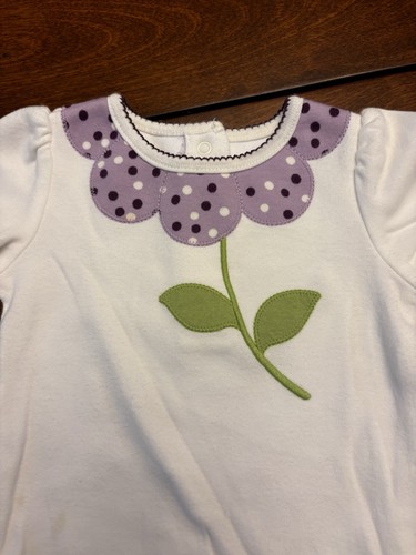 Gymboree lila Blumenkragen Body 3-6 Monate - Bild 6 von 9