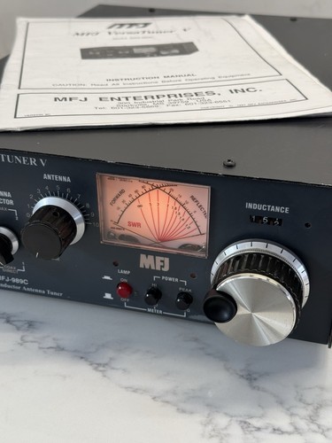 MFJ VERSA TUNER V MFJ 969C With 12v Lamp Psu & Instructions Ham Radio CB - Photo 2/24