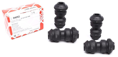 Rear Left+Right Trailing Arm to Axle Carrier Bushings Mounting Set Pair for BMW
