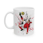 WAYNE R00NEY Celebration Football Icon Mug, Football Gift. Ceramic, 11OZ