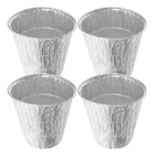  4 Pcs BBQ Oil Lining Aluminum Drip Grease Bucket Liners for Buckets