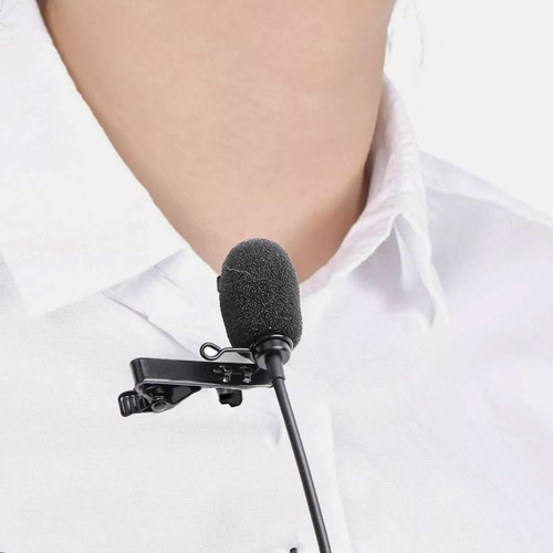 Lapel Microphone For Sony Black Lapel Microphone Complete Accessory Package - Picture 8 of 36