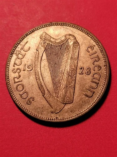 1928 George V Half Crown — photo from the most recent tracked eBay sale