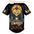 Jack Skellington s The Nightmare Halloween Town Personalized Baseball Jersey