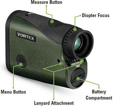 Vortex Crossfire 1400 Laser Rangefinder 6x Hunting Optics LRF-CF1400