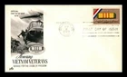 US COVER HONORING VIETNAM VETERANS FIRST DAY ISSUE ARTCRAFT CACHET