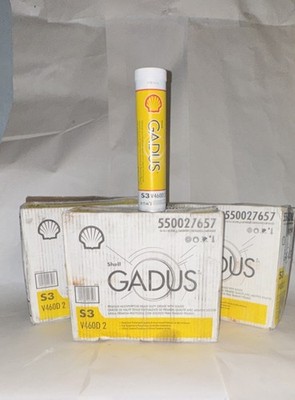 3 Tubes Shell Gadus S3 V460D 2 14Oz 3% Moly High Temp #2  Grease  550027657 NOS