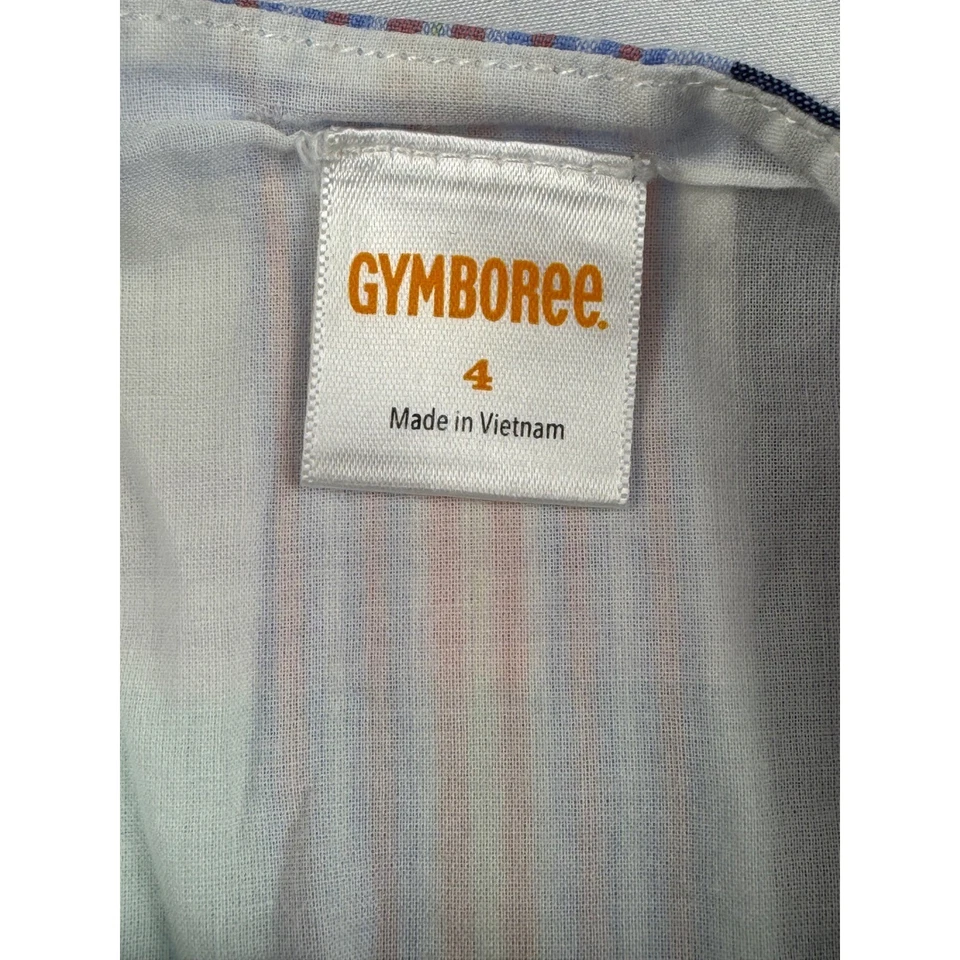 Gymboree Girls Plaid Romper Jumpsuit Size 4 Sleeveless - Image 4 of 4