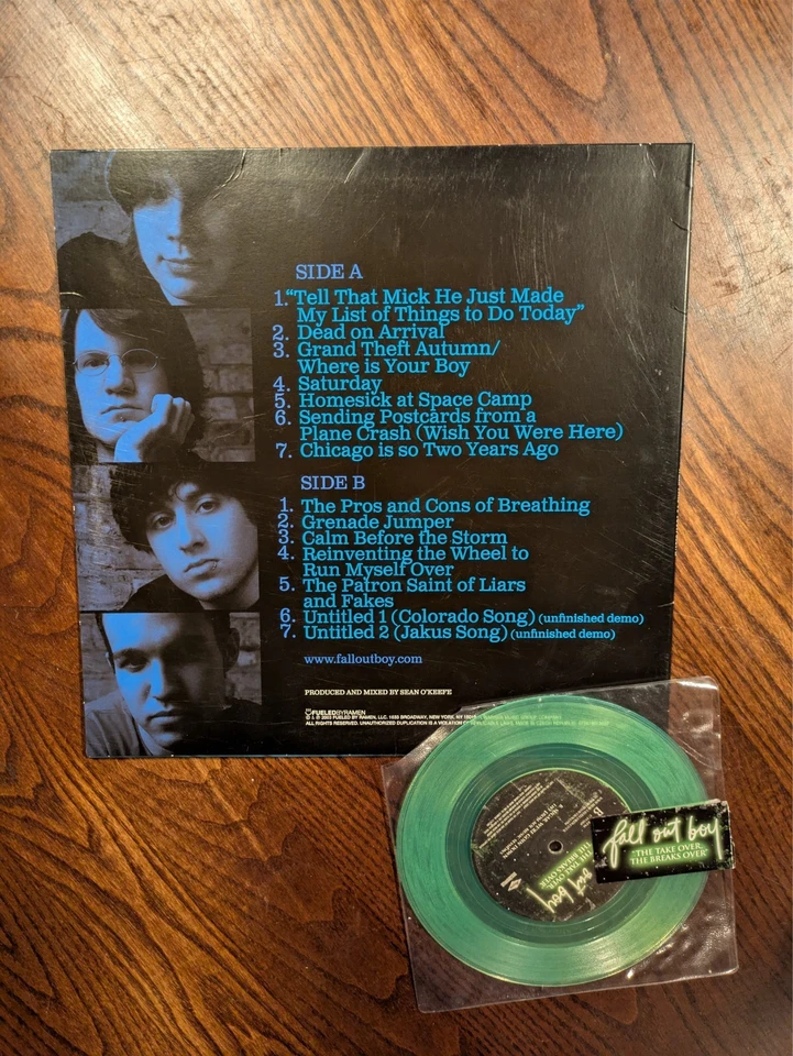 Fall Out Boy - Take This To Your Grave - 12" Vinyl Record Album LP Ltd Edition - Image 2 of 4