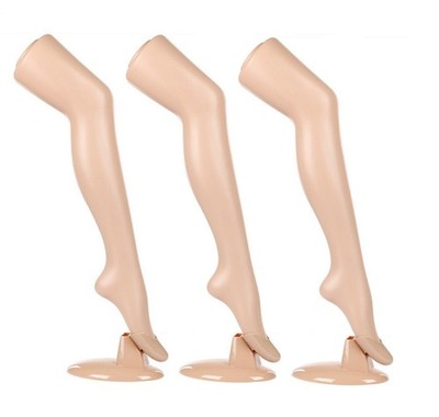 Strumpfbein Dekobein 74cm Weiß Mit Ständer - Lebe Produktbild-Vorschau 7